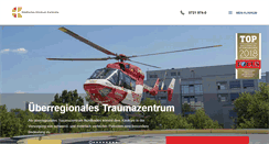 Desktop Screenshot of klinikum-karlsruhe.de